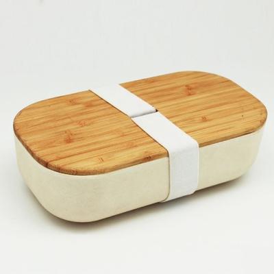 China Eco Steamable Organic Bamboo Fiber Lunch Box School Lunch Box Bento Box for Office and School Use for sale