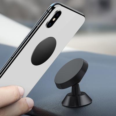 China Global Magnetic Bridge Metal Bracket 360 Adjustable Magnet Mobile Phone Holder Car Phone Mount for sale