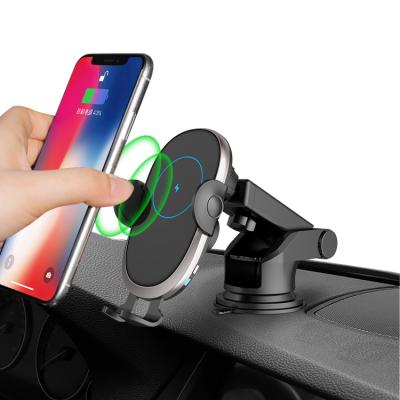 China Car Phone Holder/10W Wireless Global Bridge Mobile Phone Charger Auto Fast Charging Car Phone Fast Charging Wireless Holder for sale