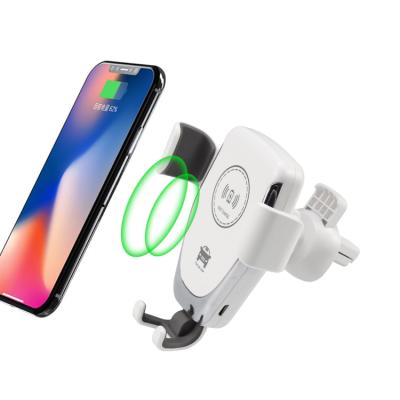 China 10W Compatible Car Phone Holder Mobile Phone Car Charger Phone Stable Fast Charging Auto-fixing Main Holder for sale