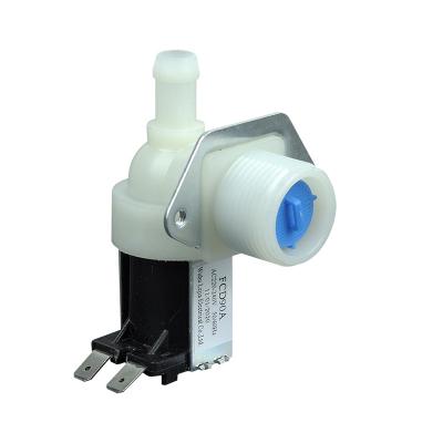 China Household water inlet valve water single solenoid valve for washing machine nylon water purifier spare parts for sale