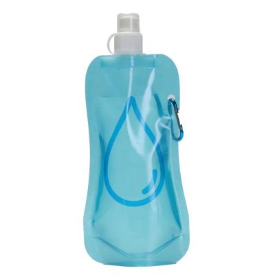 China Barrier Ready To Ship 480ml Food Grade BPA Free Running High Quality Blue Portable Water Plastic Bag for sale