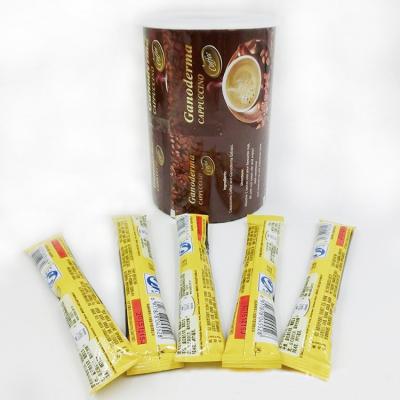 China Coffee Pouch Powder Coffee Stick Plastic Packaging Moisture Proof Laminated Automatic Film Roll for sale