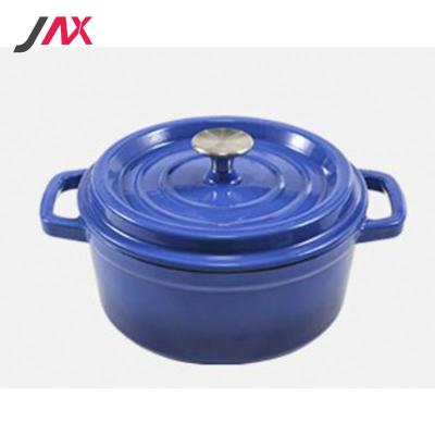 China General use for gas and induction cooker enamel coated soup pot milk soup bottom induction deep melting for sale