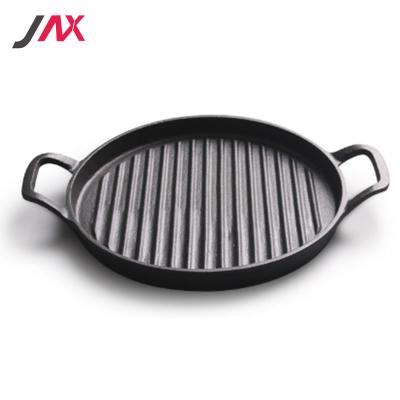 China Non Viable Stick Frying Pan Wholesale Cast Iron Metal Stove Cast Grill Pan Frying for sale