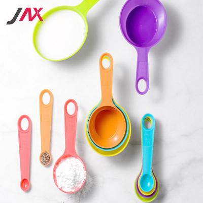 China Viable Measuring Cups And Spoons Set Cheap Wholesale 12 Pieces Measuring Cups Plastic Set for sale