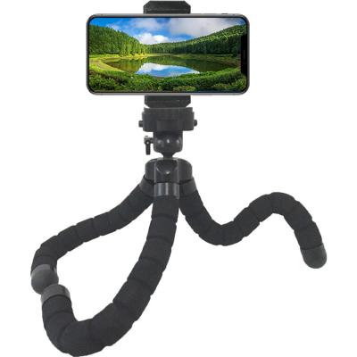 China Flexible Universal Tripod Stand Adapter Mobile Phone Selfie Stick Tripod For Streaming/Vlogging/Photography for sale