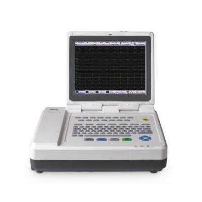 China 12.1 Channel Design 12 Alphanumeric Color Touch Screen Keyboard Multifunctional Electrocardiograph CM1200 for sale