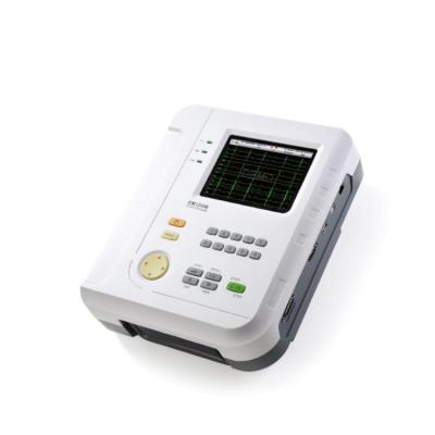 China 5.7 Color Screen Compact Design 216/210mm Acrylic Thermal Printer 12 Channel Adjustable ECG Machine for sale