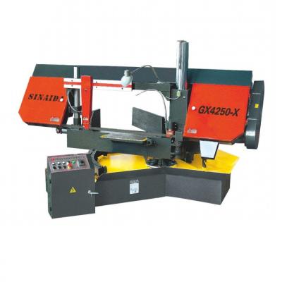 China Horizontal 45 Degree Angle Cut Steel Strip Saw 45 Bending Cut Angle Saw for sale