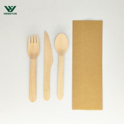 China Wooden Spoon Set Good Selling Eco - Friendly Disposable Wooden Spoon Set for sale