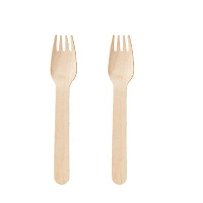 China Birch Wood Chinese Factory Hot Selling Disposable Wooden Forks for sale