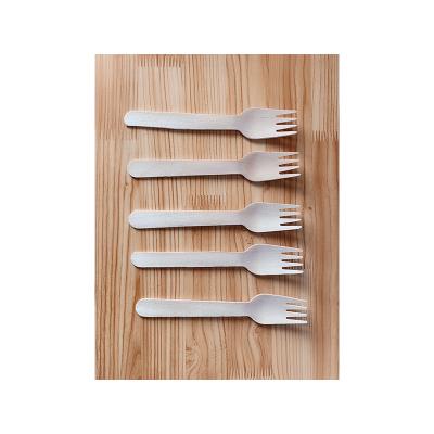 China Wholesale Chinese Disposable Wooden Tableware Wooden Fork HY-1403 for sale