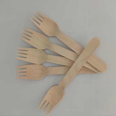 China New Hotel Restaurant Selling Wooden Spoon High Quality Hot Home Natural Disposable Wooden Fork Knife for sale