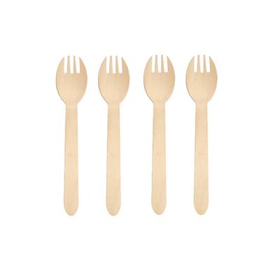 China Factory Hot Sale Disposable Wooden Sporks for sale