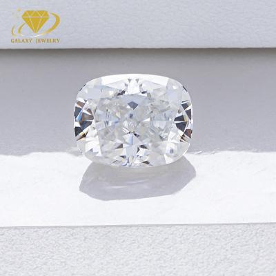 China Color Play or Fire Elongated Cushion Cut Loose Moissanite Diamond Synthetic Gemstone DEF Color VVS Clarity Moissanite Stone For Making Jewelry for sale