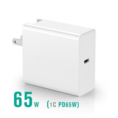 China Hot Sales 65W Mobile Phone Mini Charger Palladium Wall Adapter Fast Charger Power Palladium USB Charger Type-C USB Charger for sale