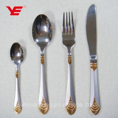 China Sustainable 24/72pcs Stainless Steel Spoon Set For Russian Market for sale