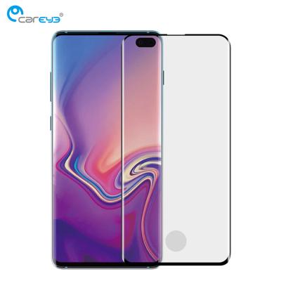 China Newest Mobile Phone Fingerprint Recognition 3D Screen Glass Protector For Galaxy S10 Plus for sale