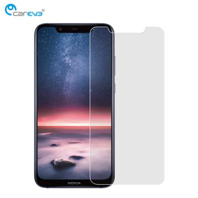 China Mobile Phone Factory Supplier 9H 2.5D High Full Coverage Clear Tempered Tempered Glass Screen Protector For Nokia X7 for sale