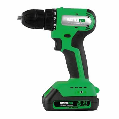 China Pro Sales Master High Performance Large Torque 16.8v Lithium Battery Cordless Drill 2.0Ah Hot New Arrival Brushless Motor for sale