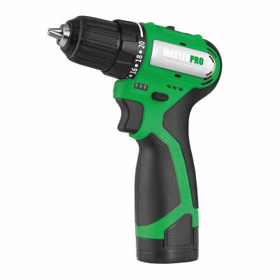 China Masterpro Battery Power Mini Hand Household Strong Cordless Variable Speed ​​Drill Machine Electric Screwdriver for sale