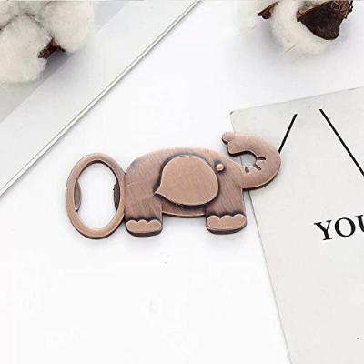 China Viable New Elephant Shape Design Popular Custom Multi Color Opener Lightweight Wine Bottle Opener For Home Party for sale