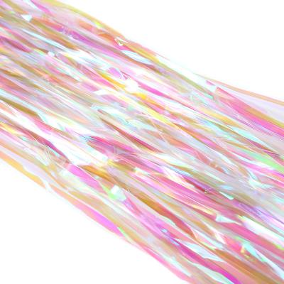 China Disposable Metal Backdrop Rainbow Fringe Aluminum Foil Door Decorative Window Curtain Rose For Birthday Baby Shower Wedding Decoration for sale