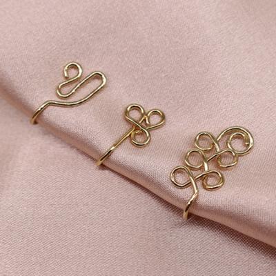 China xjy Jewelry OEM Nose Ring Snake Shape Nose Slaps Clip On Nose Circle Non Piercing Body Jewelry For Woman Man for sale