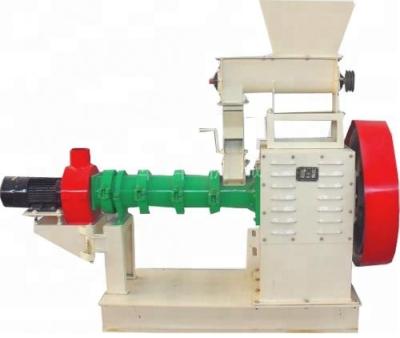 China Floating / Sinking Fish Feeds Output 40KG/h Small Single Screw Extruder for sale