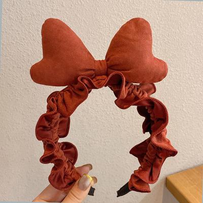 China Smart Casual Butterfly New Star Dai Dew Head Hoop Plush Hair Hoop Plush Face Wash Makeup Headband Girls Gorgeous Fairy Tortoiseshell Hair Accessories for sale