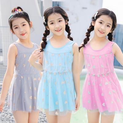 China Cute Vacation Children INS Female Swimsuit 3-7 Years Child Girls Breathable One Piece Swimsuit for sale