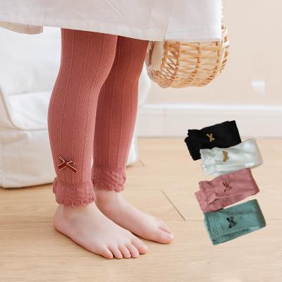 China Spring New Summer Girls' Leg Warmers Baby Pantyhose Breathable Nine-Point Pantyhose for sale