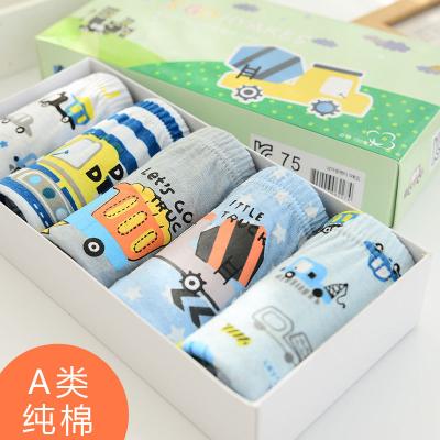 China Children's Boxed Briefs Cotton Boy Cartoon Boxer Breathable Shorts for sale