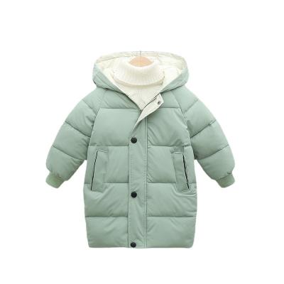 China Autumn and winter casual thick mid-length children down jacket boys and girls winter padded short clothes for sale