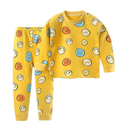 China Cotton Breathable Washable Comfortable Wholesale Underwear Sets New Autumn/Winter Boys and Girls Pajamas Baby Home Wear Sets for sale