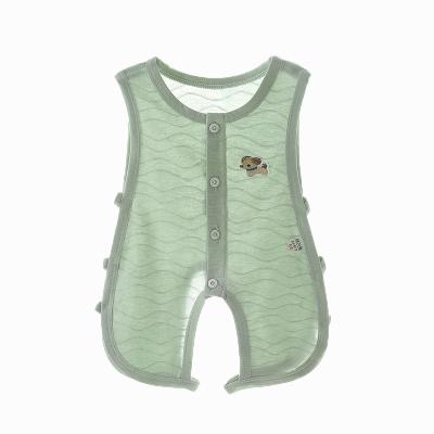 China Comfortable baby clothes one-piece clothes baby spring and autumn summer thin section pipa romper baby monk clothes cotton pajamas for sale