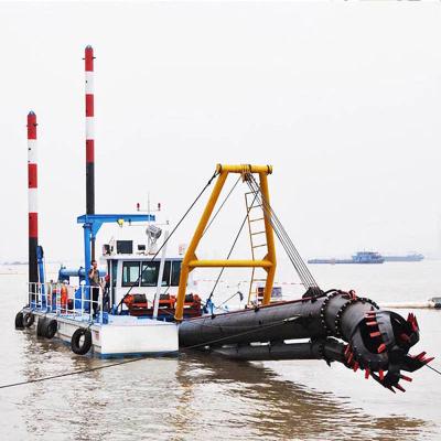 China High Quality 8 Inch Sand Cutter Suction Dredger Gold Mining River Cleaning Machine Equipment for sale