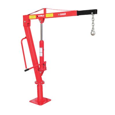 China 1000lbs Swivel Hydraulic Folding Engine Crane Adjustable Boom for sale