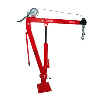 China Adjustable Legs Hydraulic Pump 1 Ton Foldable Engine Crane for sale