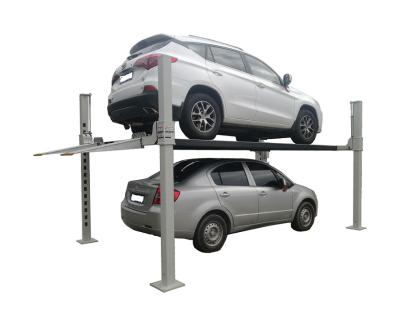 China Liftcapaciteit 4000 kg Vier post parkeerlift 4 post autolift 380V 400V 415V Te koop