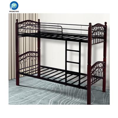 China Easy To Install Factory Wholesale Modern Home Furniture Military Metal Double Bunk Bed For Adults for sale