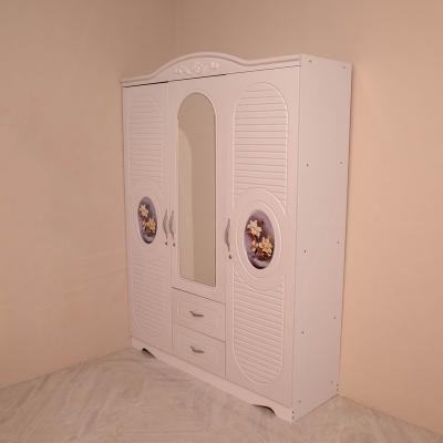 China Modern White Modern Bedroom Wardrobe (Other) Adjustable Wooden Wardrobe Custom Closet For Home for sale