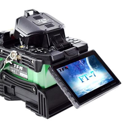 China 100KM Core TFN FT-7 6 Motor 100KM Full Automatic Clamp Machine Optical Fiber Fusion Splicer for sale