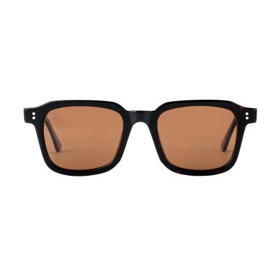 China Blackout Acetate Vintage Sunglasses Fashion Glasses Square Sunglasses Outdoor Driving Sunglasses for sale