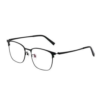 China Popular Fashion Titanium Glasses Frame Optical Glasses Square Spectacle Frame For Women Men for sale