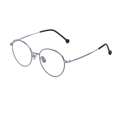 China Popular Trendy Luxury Classic Round All Frames Metal Glasses For Men Women for sale