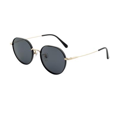 China Hot Selling Fashion Sunglasses Designer Gradient Small Authentic Metal Sunglasses for sale