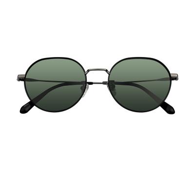 China 2021 fashion sunglasses shape newest oversized metal sunglasses for men for sale