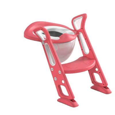 China Non-slip PP Education Toilet Tool Children Potty Portable Toilet Seat With Step Stool Ladder for sale